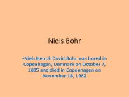Niels Bohr