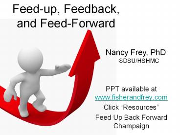 Feed-up, Feedback, and Feed-Forward