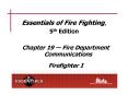 Essentials of Fire Fighting, PowerPoint PPT Presentation