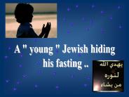 A " young " Jewish hiding