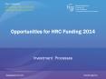 Opportunities for HRC Funding 2014 PowerPoint PPT Presentation