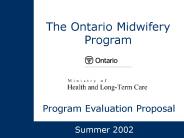 Midwifery Evaluation