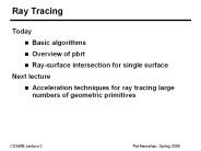Ray Tracing
