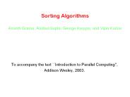 Sorting Algorithms