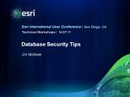 Database Security Tips