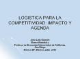 LOGISTICA PARA LA COMPETITIVIDAD: IMPACTO Y AGENDA PowerPoint PPT Presentation