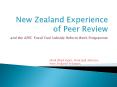 New Zealand Experience of Peer Review PowerPoint PPT Presentation
