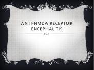Anti-NMDA receptor Encephalitis