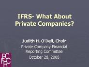 IFRS- What About Private Companies?