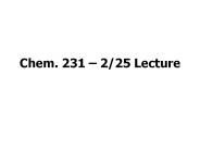 Chem. 231 