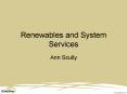 Renewables and System Services PowerPoint PPT Presentation