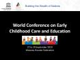World Conference on Early Childhood Care and Education WC ECCE 27 to 29 September 2010 Moscow, Russian Federation PowerPoint PPT Presentation