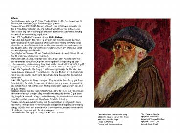 Ti?u s? Camille Pissarro sinh ng