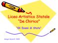 Liceo Artistico Statale  PowerPoint PPT Presentation