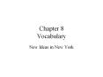 Chapter 8 Vocabulary PowerPoint PPT Presentation