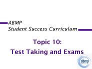 ABMP Student Success Curriculum