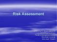 Risk Assessment PowerPoint PPT Presentation