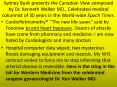 Sydney Bush presents the Canadian View composed by Dr. Kenneth Walker MD., Celebrated medical columnist of 30 years in the World-wide Epoch Times. PowerPoint PPT Presentation