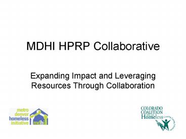 MDHI HPRP Collaborative
