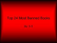 Top 24 Most Banned Books
