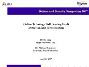 Kickoff Meeting Presentation