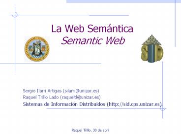 Sergio Ilarri Artigas (silarri@unizar.es)