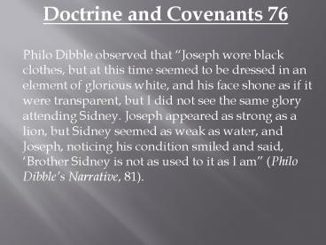Doctrine and Covenants 76