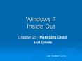 Windows 7 Inside Out PowerPoint PPT Presentation