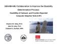 SSA-NIH-BU Collaboration to Improve the Disability Determination Process: PowerPoint PPT Presentation