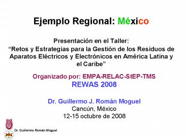 Ejemplo Regional: M