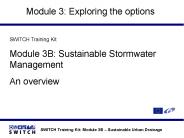 Urban Water Management