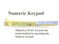 Numeric Keypad PowerPoint PPT Presentation