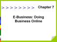 E-Business: Doing Business Online PowerPoint PPT Presentation