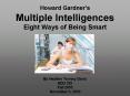Howard Gardner PowerPoint PPT Presentation