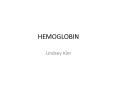 HEMOGLOBIN PowerPoint PPT Presentation