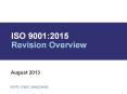 ISO 9001:2015 Revision Overview PowerPoint PPT Presentation
