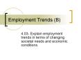 Employment Trends (B) PowerPoint PPT Presentation
