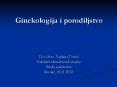 Ginekologija i porodiljstvo PowerPoint PPT Presentation