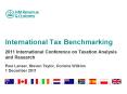 International Tax Benchmarking PowerPoint PPT Presentation