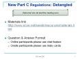 New Part C Regulations: Detangled PowerPoint PPT Presentation