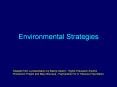 Environmental Strategies PowerPoint PPT Presentation