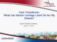 Care Transitions: What Can Senior LinkAge Line PowerPoint PPT Presentation