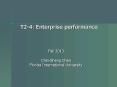 T2-4: Enterprise performance PowerPoint PPT Presentation