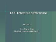 T2-4: Enterprise performance