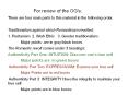 For review of the OG's: PowerPoint PPT Presentation