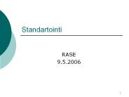 Standartointi