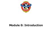 Module 0: Introduction
