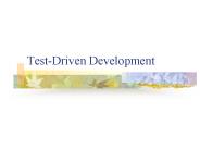 Test-Driven Development
