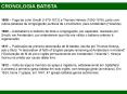 CRONOLOGIA BATISTA PowerPoint PPT Presentation