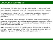CRONOLOGIA BATISTA